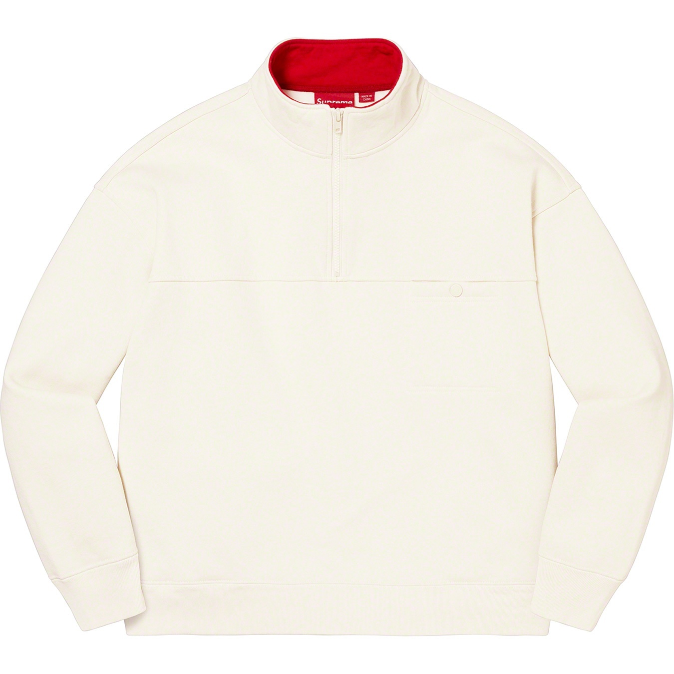 Washed Half Zip Pullover view 13